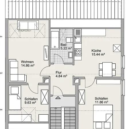 Apartamento Ferienwohnung Heddesheim